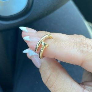 AUTHENTIC: Cartier Juste En Cloute (large) in Gold